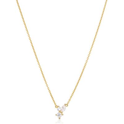 Sif Jakobs Jewellery Kette SJ-N12250-PCZ-YG 925er Silber Sif Jakobs Jewellery Kette SJ-N12250-PCZ-YG 925er Silber