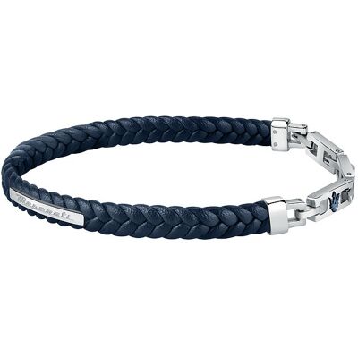 Maserati Armband JM222AVE04 Edelstahl, Leder, recycelt Maserati Armband JM222AVE04 Edelstahl, Leder, recycelt