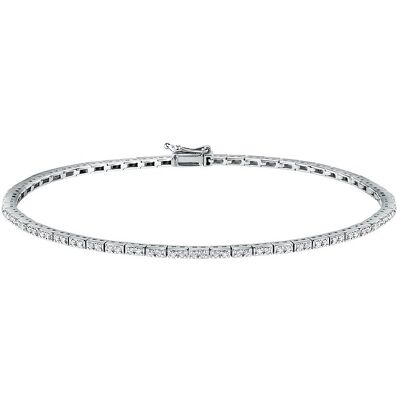 Live Diamond Armband LDW050145 375er Weißgold, recycelt Live Diamond Armband LDW050145 375er Weißgold, recycelt