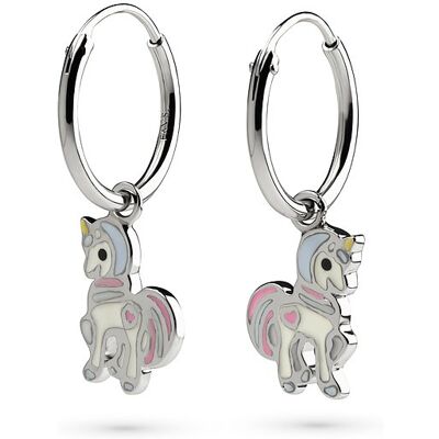 FAVS Little Friends Creolen 88818687 925er Silber, Emaille FAVS Little Friends Creolen 88818687 925er Silber, Emaille
