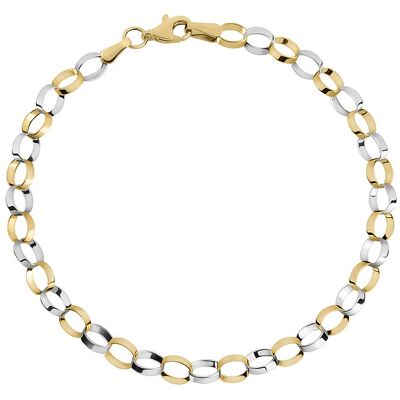Valeria Armband 89132118 585er Gelbgold, 585er Weißgold Valeria Armband 89132118 585er Gelbgold, 585er Weißgold
