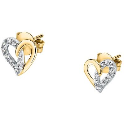 FAVS Ohrstecker 89148995 375er Gelbgold, 375er Weißgold FAVS Ohrstecker 89148995 375er Gelbgold, 375er Weißgold