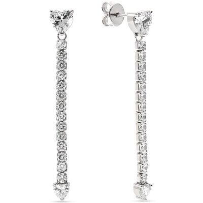 JETTE Ohrhänger LOVE DIAMOND 89193524 925er Silber JETTE Ohrhänger LOVE DIAMOND 89193524 925er Silber