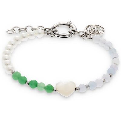Guido Maria Kretschmer Armband 89201545 Edelstahl, Farbstein, Perle Guido Maria Kretschmer Armband 89201545 Edelstahl, Farbstein, Perle