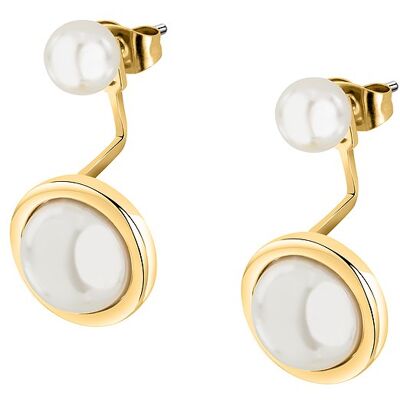 Karl Lagerfeld Ohrhänger Pearl KLAYR14 Edelstahl Karl Lagerfeld Ohrhänger Pearl KLAYR14 Edelstahl