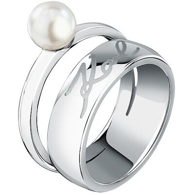 Karl Lagerfeld Damenring Pearl KLAYR11012 Edelstahl Karl Lagerfeld Damenring Pearl KLAYR11012 Edelstahl