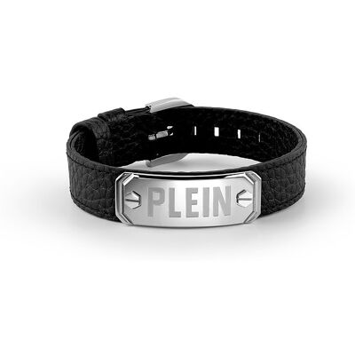 Philipp Plein Armband PJ0AA11BU Leder, Edelstahl, recycelt Philipp Plein Armband PJ0AA11BU Leder, Edelstahl, recycelt