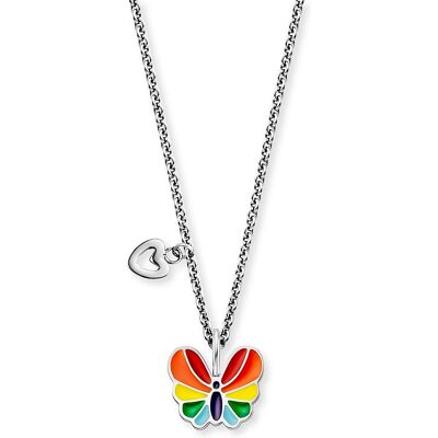 Engelsrufer Kinderkette SS25 HENS-HAPPY-BUTTERFLY Edelstahl, Emaille Engelsrufer Kinderkette SS25 HENS-HAPPY-BUTTERFLY Edelstahl, Emaille