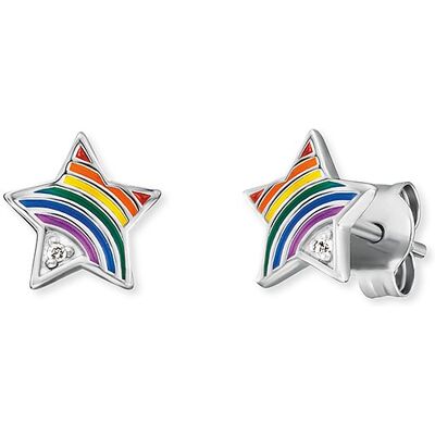 Engelsrufer Ohrstecker SS25 HEES-STAR-RAINBOW Edelstahl, Emaille Engelsrufer Ohrstecker SS25 HEES-STAR-RAINBOW Edelstahl, Emaille
