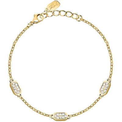 Karl Lagerfeld Armband Crystals KLAYC60 Edelstahl Karl Lagerfeld Armband Crystals KLAYC60 Edelstahl