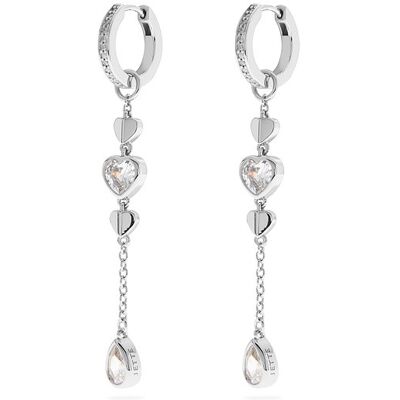 JETTE Creolen DIAMOND 89217890 925er Silber, recycelt JETTE Creolen DIAMOND 89217890 925er Silber, recycelt