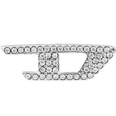 Diesel Einzelner Ohrschmuck D Logo DX1630040 Edelstahl Diesel Einzelner Ohrschmuck D Logo DX1630040 Edelstahl