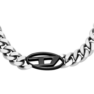 Diesel Kette Oval D Logo DX1635931 Edelstahl Diesel Kette Oval D Logo DX1635931 Edelstahl