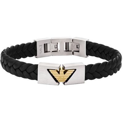 Emporio Armani Armband Holiday 2025 EGS3253040 Leder, Edelstahl Emporio Armani Armband Holiday 2025 EGS3253040 Leder, Edelstahl