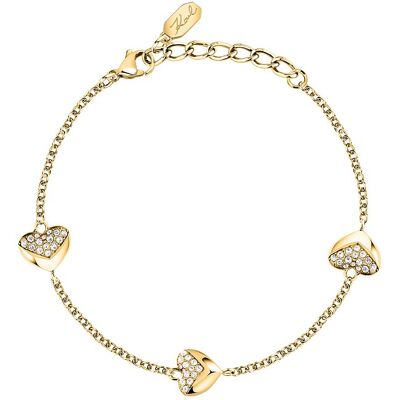 Karl Lagerfeld Armband Pave Amour KLBJW04 Edelstahl Karl Lagerfeld Armband Pave Amour KLBJW04 Edelstahl