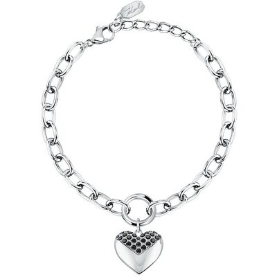 Karl Lagerfeld Armband Pave Amour KLBJW06 Edelstahl Karl Lagerfeld Armband Pave Amour KLBJW06 Edelstahl