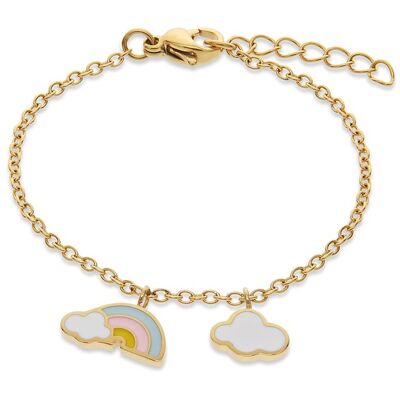 FAVS Little Friends Armband 89225055 Edelstahl, Emaille FAVS Little Friends Armband 89225055 Edelstahl, Emaille