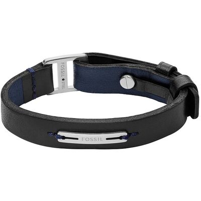 Fossil Armband MACHINE JF04964040 Leder, Edelstahl Fossil Armband MACHINE JF04964040 Leder, Edelstahl