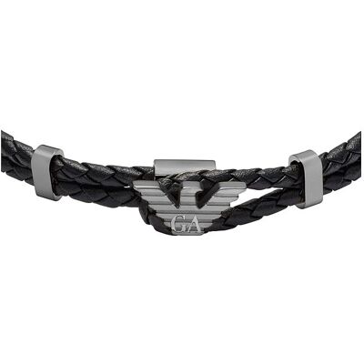 Emporio Armani Armband EAGLE LOGO EGS3322060 Leder, Edelstahl Emporio Armani Armband EAGLE LOGO EGS3322060 Leder, Edelstahl
