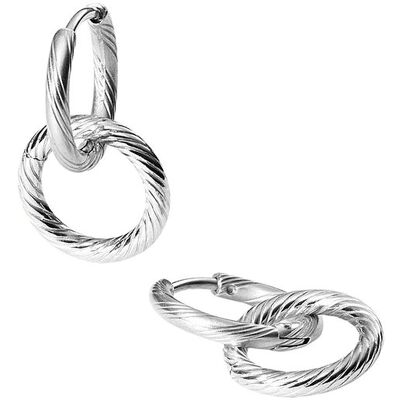 Purelei Creolen Core Collection Earring-KiiElua-Silver Edelstahl Purelei Creolen Core Collection Earring-KiiElua-Silver Edelstahl
