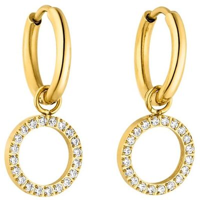 Purelei Ohrhänger Core Collection Earring-ClosedGlow-Gold Edelstahl Purelei Ohrhänger Core Collection Earring-ClosedGlow-Gold Edelstahl