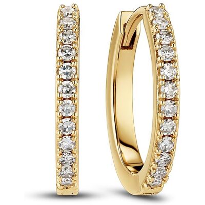 Sif Jakobs Jewellery Creolen Lab Grown SJ-E2511-WD-YG 585er Gelbgold Sif Jakobs Jewellery Creolen Lab Grown SJ-E2511-WD-YG 585er Gelbgold