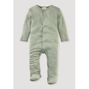 hessnatur Baby Schlaf-Overall Regular aus Bio-Merinowolle mit Seide - grün - Größe 86/92