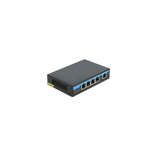 Delock Gigabit Ethernet Switch 4 Port PoE + 1 RJ45