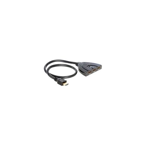 Delock HDMI Switch HDMI-A Stecker > 3x HDMI-A Buchse