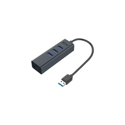 i-tec USB-A Metal HUB 3 Port Giga, USB-Hub i-tec USB-A Metal HUB 3 Port Giga, USB-Hub