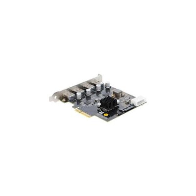 Delock PCI-E x4 Karte zu 4 x USB-A 10 Gbps Dual Channel, Schnittstellenkarte Delock PCI-E x4 Karte zu 4 x USB-A 10 Gbps Dual Channel, Schnittstellenkarte