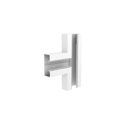 Reinweiß Elektrischer T-Stück - 170mm Breite, 70mm Tiefe, Symmetrisches Design - Kunststoff Reinweiß Elektrischer T-Stück - 170mm Breite, 70mm Tiefe, Symmetrisches Design - Kunststoff