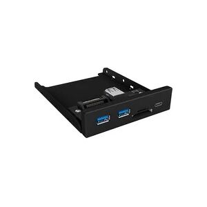 Icy Box IB-HUB1417-i3, Frontpanel