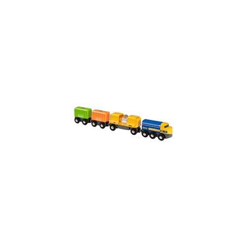 BRIO Güterzug mit drei Waggons, Spielfahrzeug