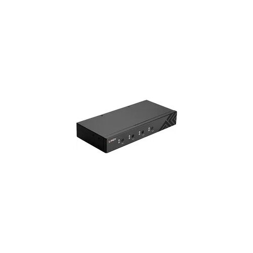 Lindy 4 Port KM Switch, USB 2.0 & Audio, KVM-Switch