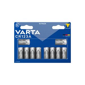Varta Lithium Cylindrical Batterie CR123A 3V, CR17345 Varta Lithium Cylindrical Batterie CR123A 3V, CR17345