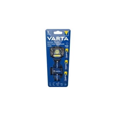 Varta Stirnlampe - H20 - Bewegungsmelder - 150 Lm - IP54 Varta Stirnlampe - H20 - Bewegungsmelder - 150 Lm - IP54
