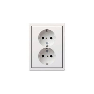 Gira 0783112 Doppel-Schuko-Steckdose mit Kinder- schutz - Elektrische Steckdose Gira 0783112 Doppel-Schuko-Steckdose mit Kinder- schutz - Elektrische Steckdose