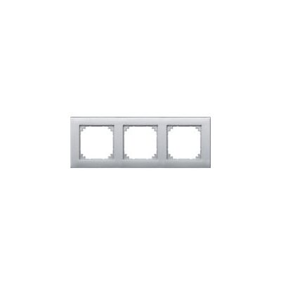 Merten Aluminium Rahmen 3-fach - Für Horizontal- und Vertikalmontage Merten Aluminium Rahmen 3-fach - Für Horizontal- und Vertikalmontage