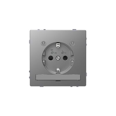 Merten MEG2304-6036 Edelstahl SCHUKO-Steckdose - Innenbereich Merten MEG2304-6036 Edelstahl SCHUKO-Steckdose - Innenbereich