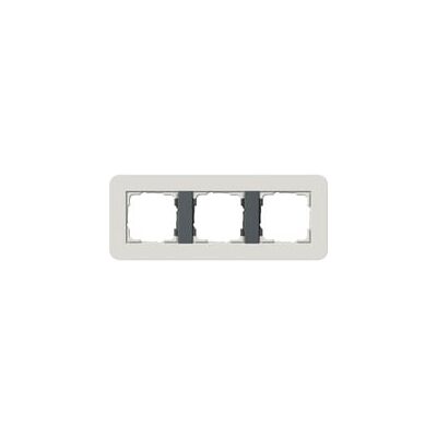 GIRA 0213421 - Abdeckrahmen 3fach Hellgrau/Anthrazit - Cover Frame GIRA 0213421 - Abdeckrahmen 3fach Hellgrau/Anthrazit - Cover Frame