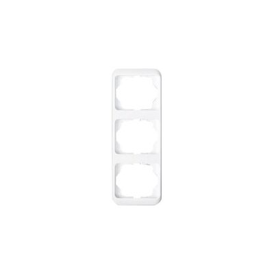 Busch-Jaeger 3-fach Wandrahmen - Thermoplast, Hochglanz - IP20 Busch-Jaeger 3-fach Wandrahmen - Thermoplast, Hochglanz - IP20