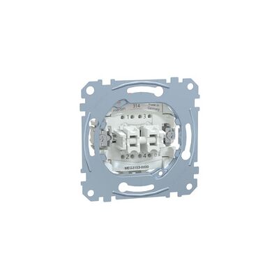 Merten MEG3153-0000 Doppeltaster-Einsatz - 1-polig, 10A, Grau Merten MEG3153-0000 Doppeltaster-Einsatz - 1-polig, 10A, Grau