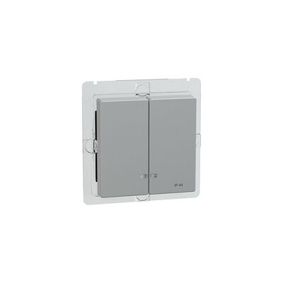 Merten MEG3424-0460 Doppelwippe Aluminium IP44 Merten MEG3424-0460 Doppelwippe Aluminium IP44