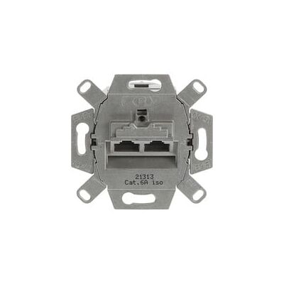 Busch-Jaeger Modell 0218/12-101 Netzwerksockel - Abschirmtes Cat6A RJ45 Busch-Jaeger Modell 0218/12-101 Netzwerksockel - Abschirmtes Cat6A RJ45