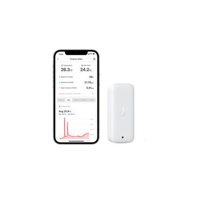 SwitchBot Outdoor Meter IP65 Thermometer Innen/Außen weiß, Melder SwitchBot Outdoor Meter IP65 Thermometer Innen/Außen weiß, Melder