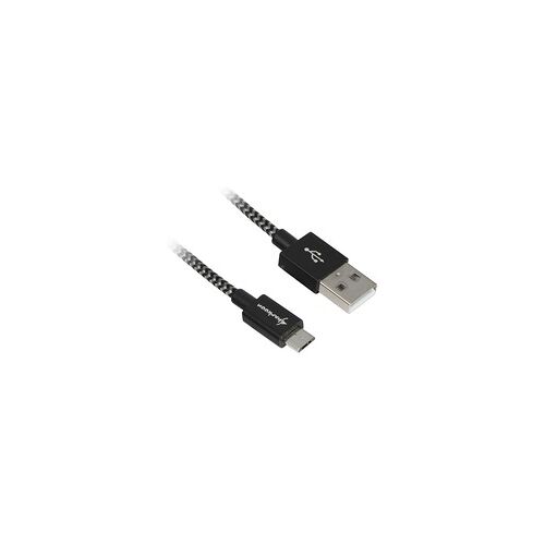 Sharkoon USB 2.0 Kabel, USB-A Stecker > Micro-USB Stecker