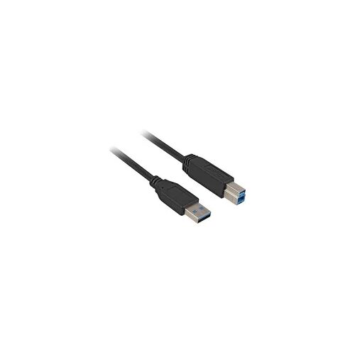 Sharkoon USB 3.2 Gen 1 Kabel, USB-A Stecker > USB-B Stecker