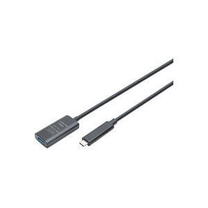 Digitus Aktives USB 3.2 Gen 2 Verlängerungskabel, USB-C Stecker > USB-A Buchse Digitus Aktives USB 3.2 Gen 2 Verlängerungskabel, USB-C Stecker > USB-A Buchse
