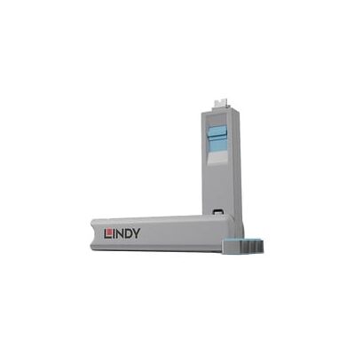 Lindy USB Typ C Port Schlüssel mit 4 Schlössern, Schloss Lindy USB Typ C Port Schlüssel mit 4 Schlössern, Schloss